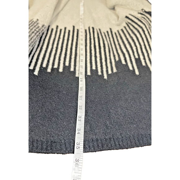 NIC+ZOE Black Knit Long Sleeve Open Cardigan Sweater Women's Size Large - Picture 7 of 7